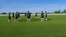 As imagens do treino do Sporting antes da viagem para Lens