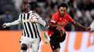 Juventus tropeça em casa frente ao Rennes e perde os primeiros pontos na Liga Europa
