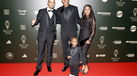 Mounir Nasraoui com Lamine Yamal e a familia na gala da Bola de Ouro 2026