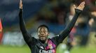 Jhon Durán, avançado do Benfica, viu um cartão vermelho no final do jogo contra o Santa Clara