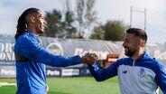 Chris Smalling esteve com Francesco Farioli no primeiro dia de trabalho ao serviço do FC Porto