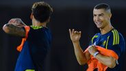 Ronaldo no treino do Al Nassr