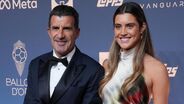 Luís Figo com a filha Stella