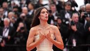 Sara Sampaio poses for photographers upon arrival at the premiere of the film 'Fatherland' at the 79th international film festival,