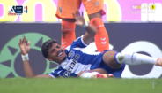 Preocupação para Farioli: William Gomes sai lesionado e de maca do Marítimo-FC Porto