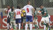 Gabriel Jesus a celebrar um golo contra o Nacional a contar para a Libertadores em 2016