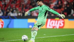 Courtois em ação