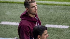 Portugal's Cristiano Ronaldo attends the national team training session at