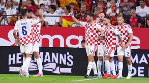 Seleção croata em ação