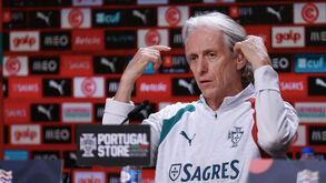 Jorge Jesus em conferência de imprensa