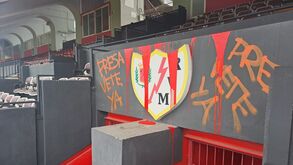 Estádio de Vallecas, recinto do Rayo Vallecano, foi vandalizado