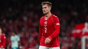 Joachim Andersen, defesa-central da Dinamarca, frente a Portugal