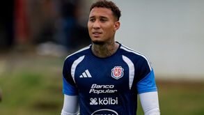 Patrick Sequeira no treino da seleção da Costa Rica 