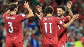 Rúben Dias, João Félix e Gonçalo Ramos na Seleção Nacional