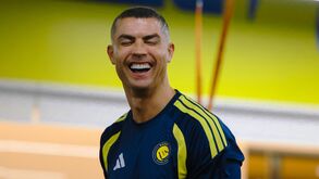Cristiano Ronaldo no treino do Al Nassr