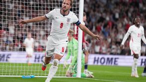 Harry Kane celebra em Wembley 
