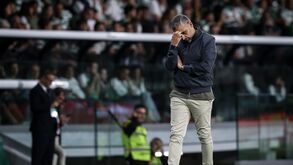 Rui Borges ainda não venceu o Sp. Braga ao serviço do Sporting