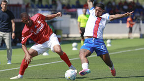 Pedro Ferreira em jogo contra o Alverca