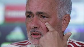 José Mourinho em conferência de imprensa