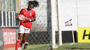 Geyse Ferreira quando representava o Benfica