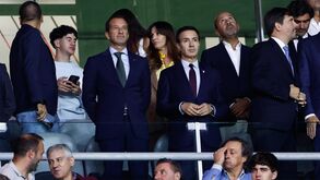 António Salvador com Frederico Varandas no Sp. Braga-Sporting