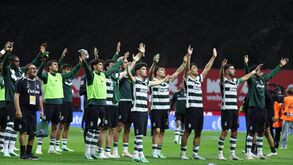Sporting agradeceram o apoio dos adeptos em Braga