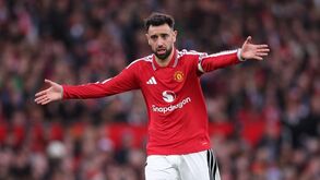 Bruno Fernandes no Manchester United-Tottenham