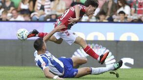 Bendarek em ação no Marítimo-FC Porto