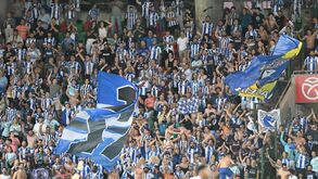 Adeptos do FC Porto estiveram em grande número nos Barreiros