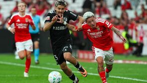 Prestianni e Tony Strata em duelo no Benfica-V. Guimarães