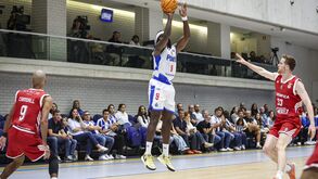 Thomas Bropleh, número 9 do FC Porto, fez 17 pontos frente ao Benfica