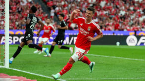 Samuel Dahl foi destaque do Benfica frente ao V. Guimarães