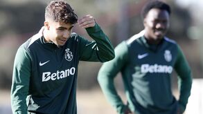 Zekri no treino do Sporting