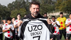 Carlos Fangueiro com a camisola