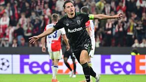 Florian Thauvin marcou no Slavia Praga-Lens