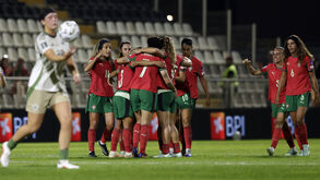 Seleção Nacional feminina festeja triunfo frente à Irlanda do Norte