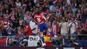 Pablo Barrios abriu o marcador no At. Madrid-Manchester United