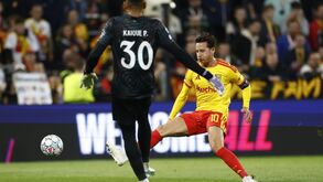 Kaique estreou-se pelo Sporting na vitória frente ao Lens