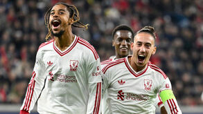 Barcola marcou no LASK Linz-Liverpool