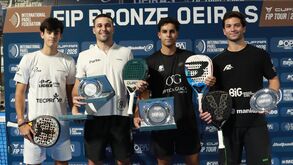 Pedro Perry, Pedro Graça e Peu Araújo no FIP Bronze Oeiras