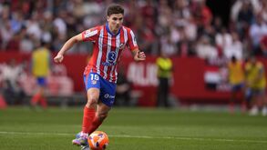 Julián Álvarez em ação pelo At. Madrid