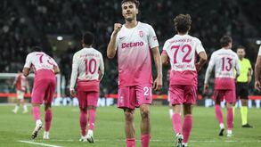 Sporting player Pedro Lima celebrates a goal against Maritimo during
