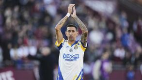 Ángel Di María em ação pelo Rosari Central 