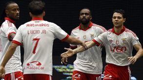 Jogadores do Benfica