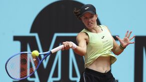 Kaitlin Quevedo em court no Mutua Madrid Open 2025 