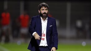Luís Freire durante o jogo contra a Bulgária a contar para a qualificação do Europeu sub-21
