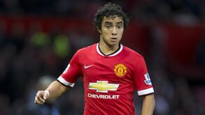 Rafael em ação pelo Manchester United