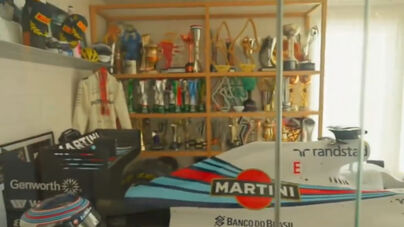 Bottas recebeu um carro de Fórmula 1 da Williams como prenda... e construiu a casa à volta