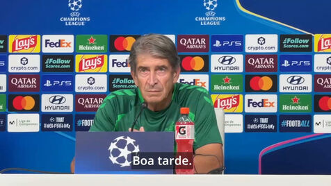 Pellegrini pronto para enfrentar FC Porto: «Equipa está em boa forma»