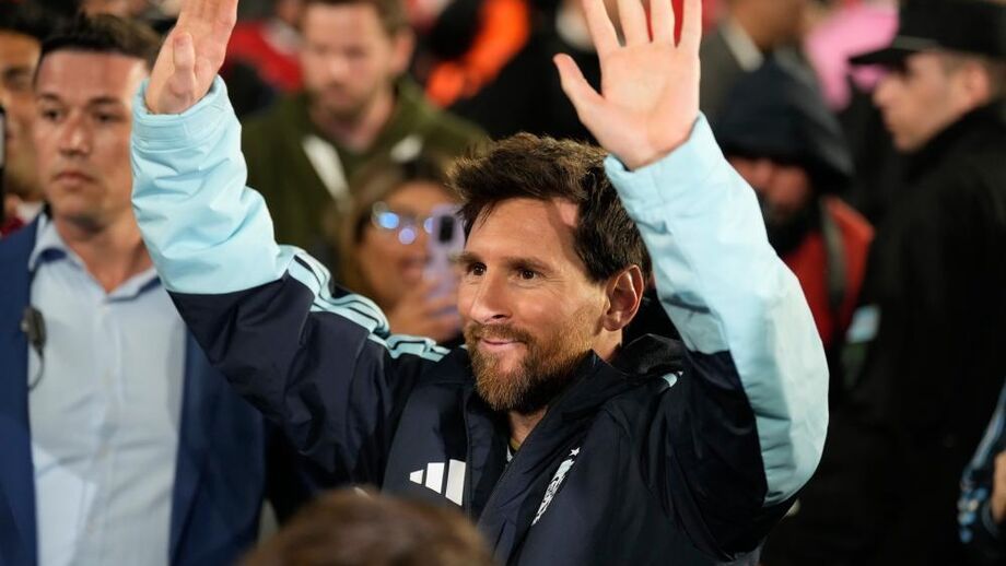 Lionel Messi no jogo de despedida